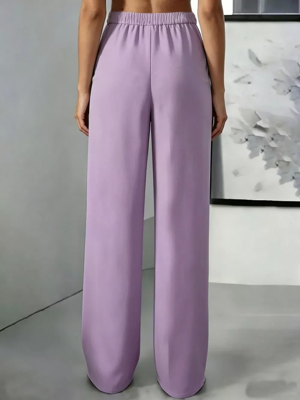 High-Waisted Pleated Wide-Leg Pants, image 26