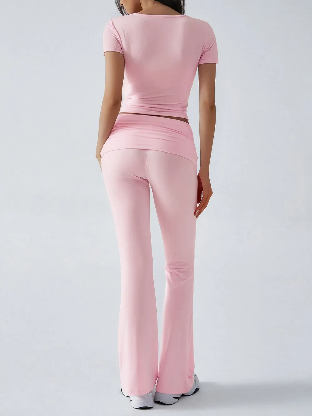 Short Sleeve Top and Bootcut Legging Set, image 13