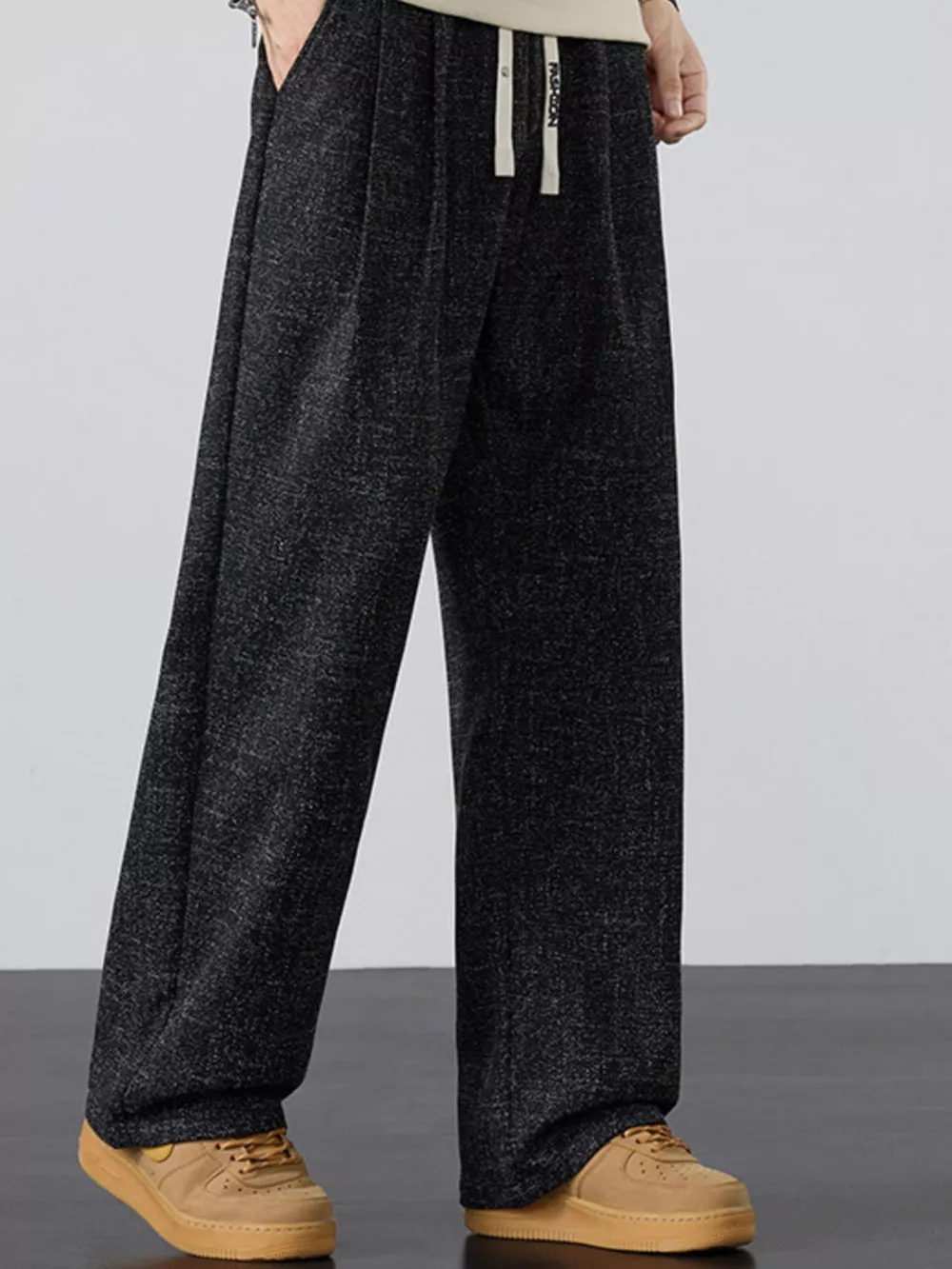 Men's Plus Size Casual Wide Leg Pants, image 5