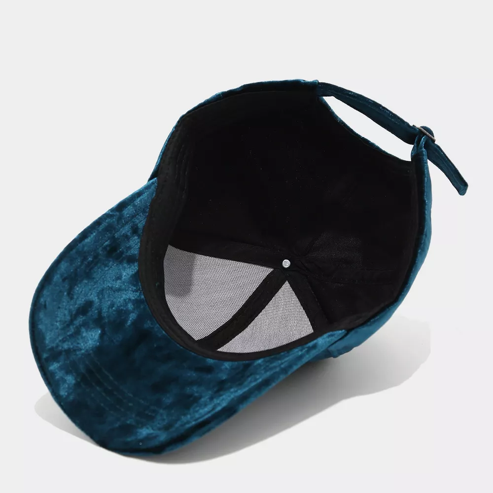 Velvet Adjustable Baseball Cap, image 4