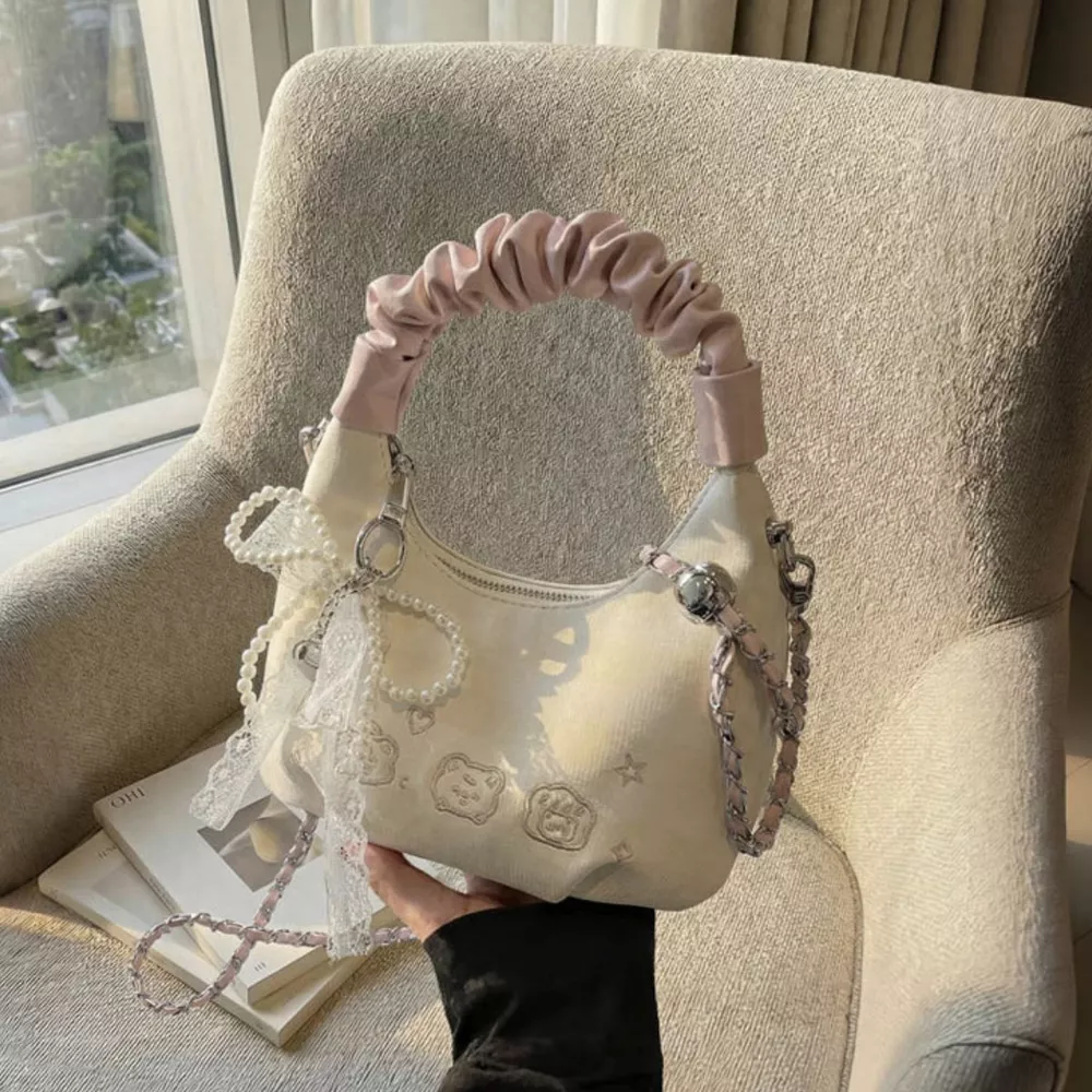 Ruched Handle Crossbody Bag, image 4
