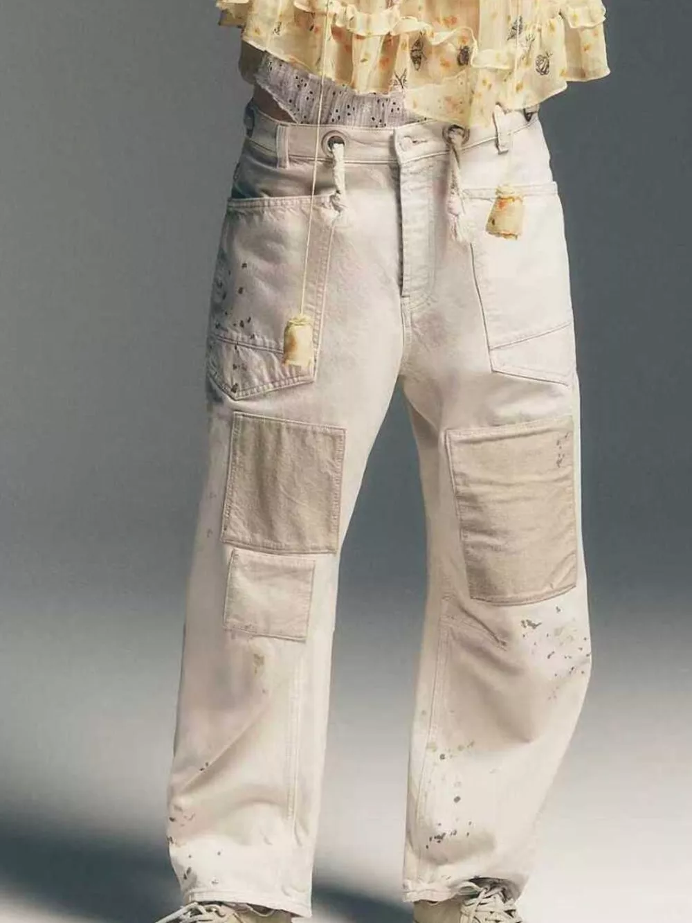 Washed Relaxed Fit Jeans, image 13