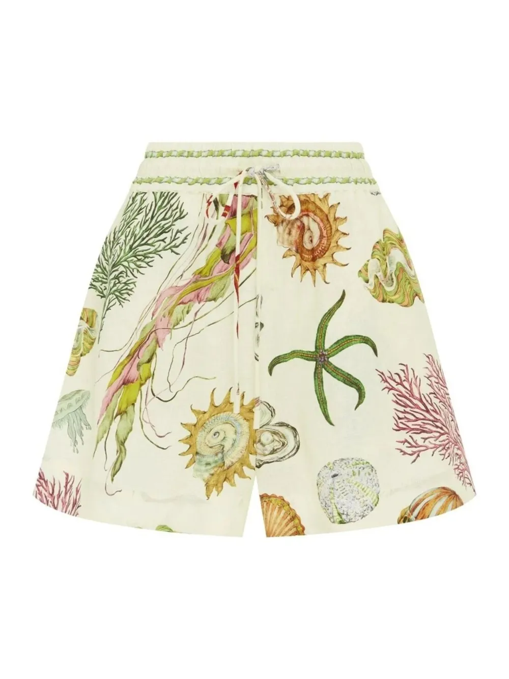 Printed Button Up Shirt and Shorts Set, image 6
