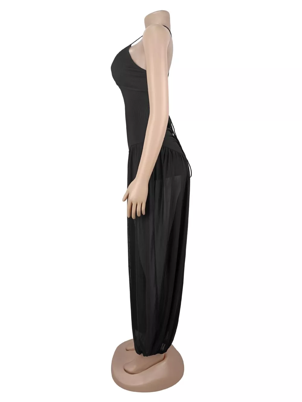 Spaghetti Strap Wide-Leg Jumpsuit, image 3