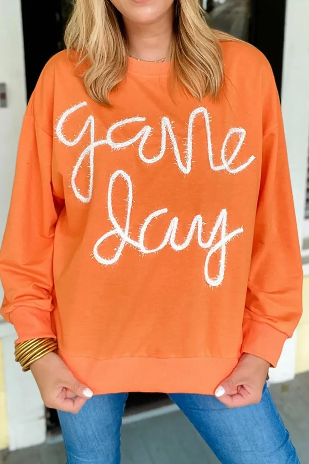 Round Neck Long Sleeve Sweatshirt, image 9