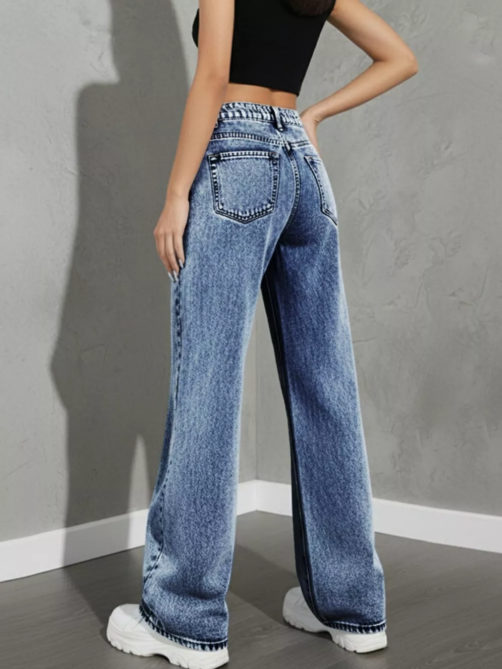 High Waist Wide Leg Jeans, image 14