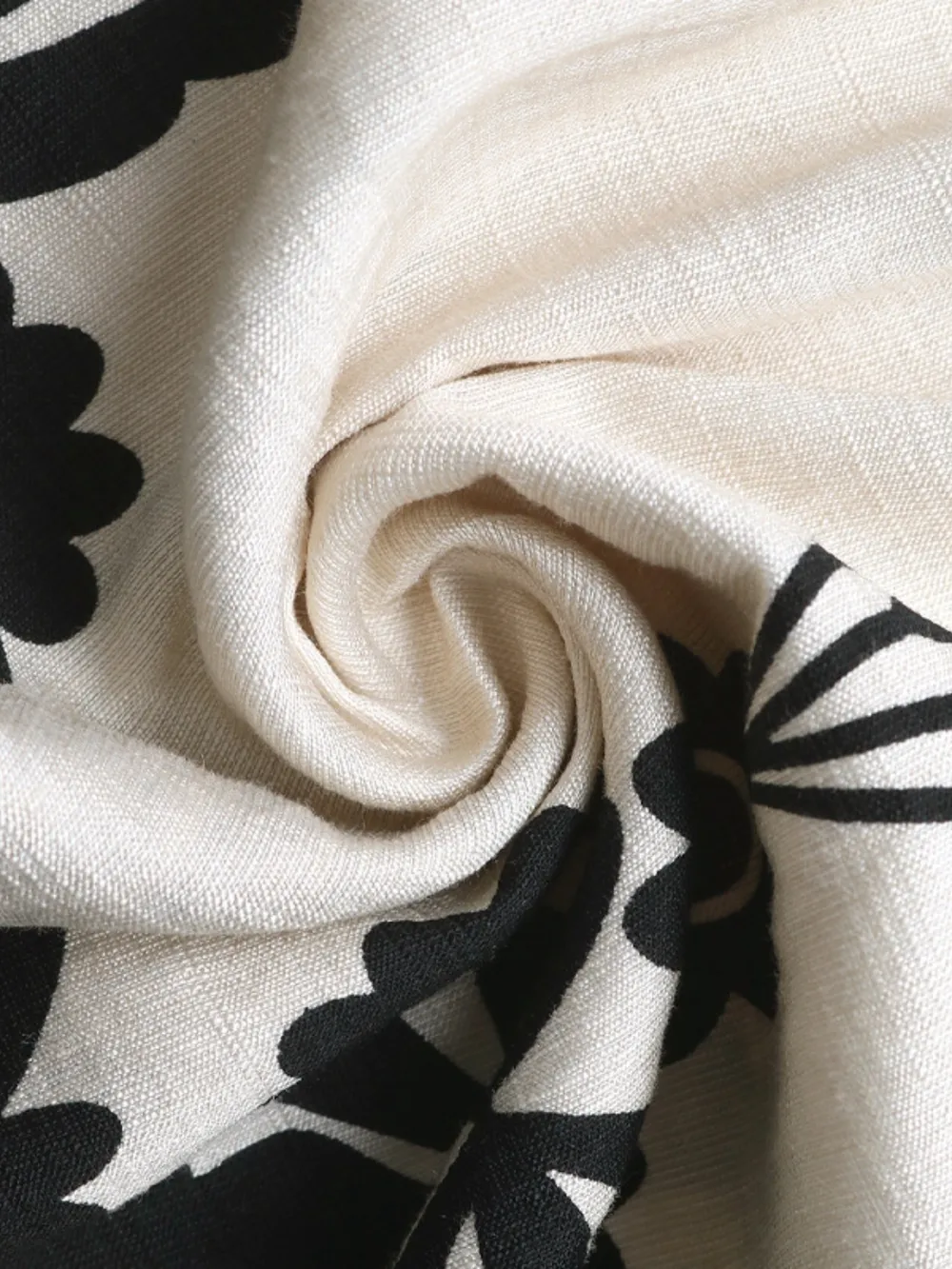Smocked Printed Wide Leg Jumpsuit, image 3