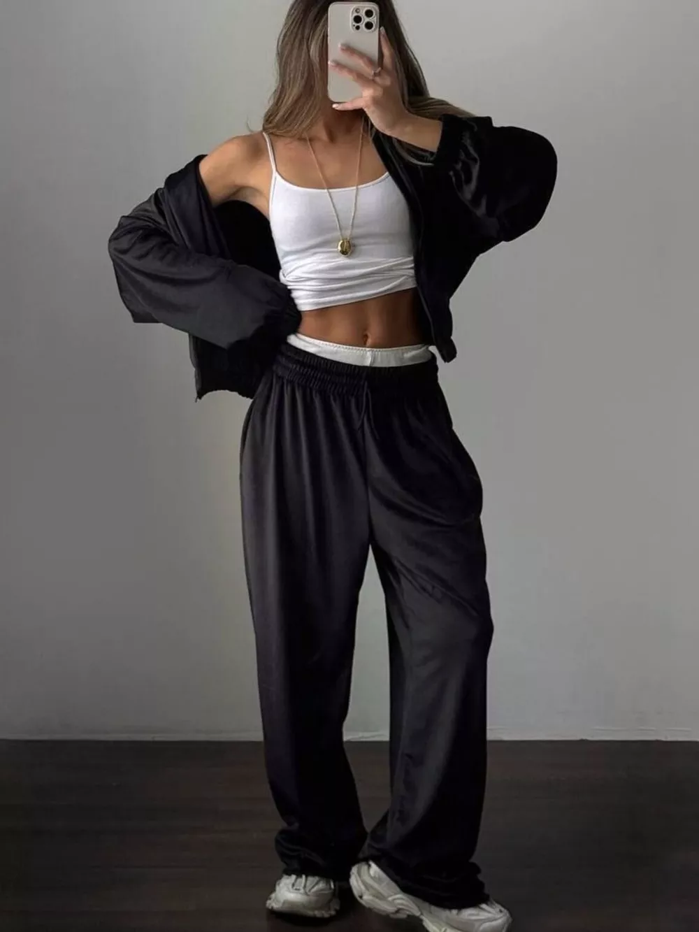 Zip Up Long Sleeve Outerwear and Pants Set, image 5