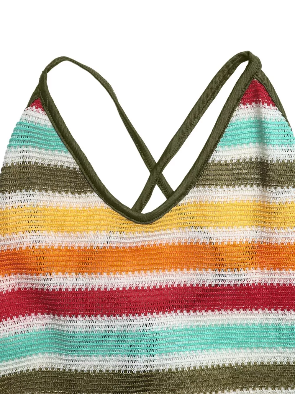 Striped Bodycon Knit Midi Dress, image 7