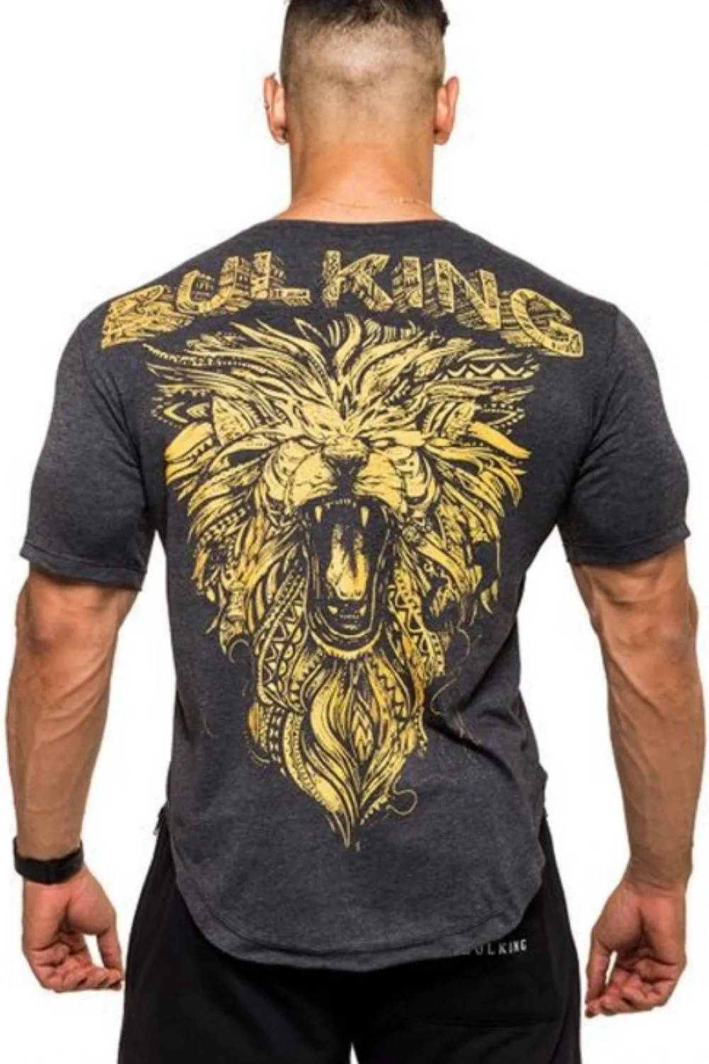 Men's Plus Size Round Neck Short Sleeve T-Shirt, image 4