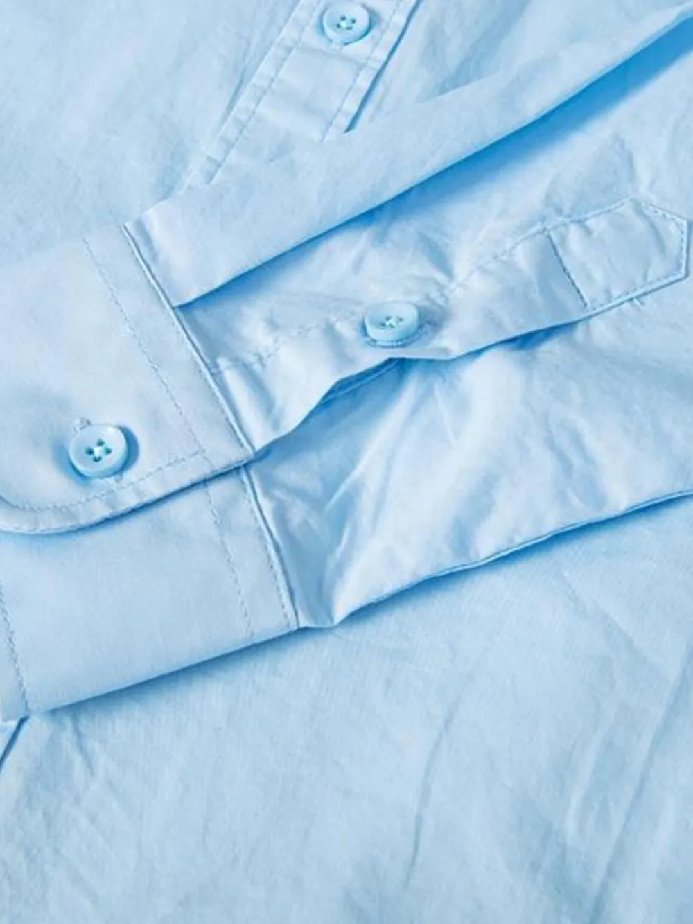 Men's Plus Size Button Up Long Sleeve Shirt, image 5