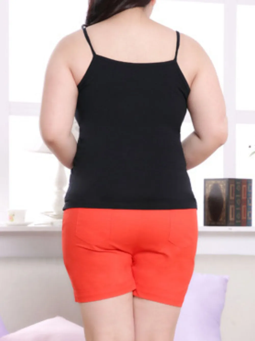 Solid Color Scoop Neck Tank Top, image 8
