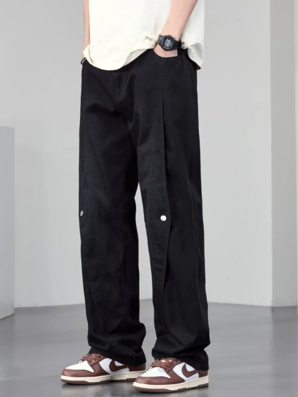 Men's Plus Size Wide Leg Jeans