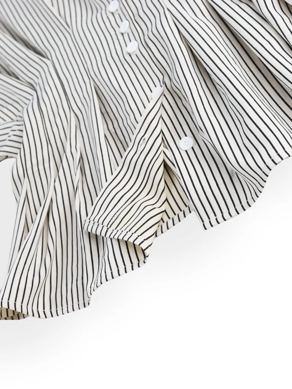 Striped Short Sleeve Button-Up Shirt, image 11