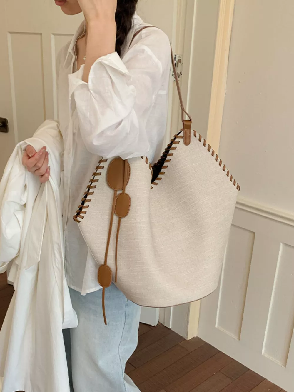 Casual Large Capacity Shoulder Bag, image 9