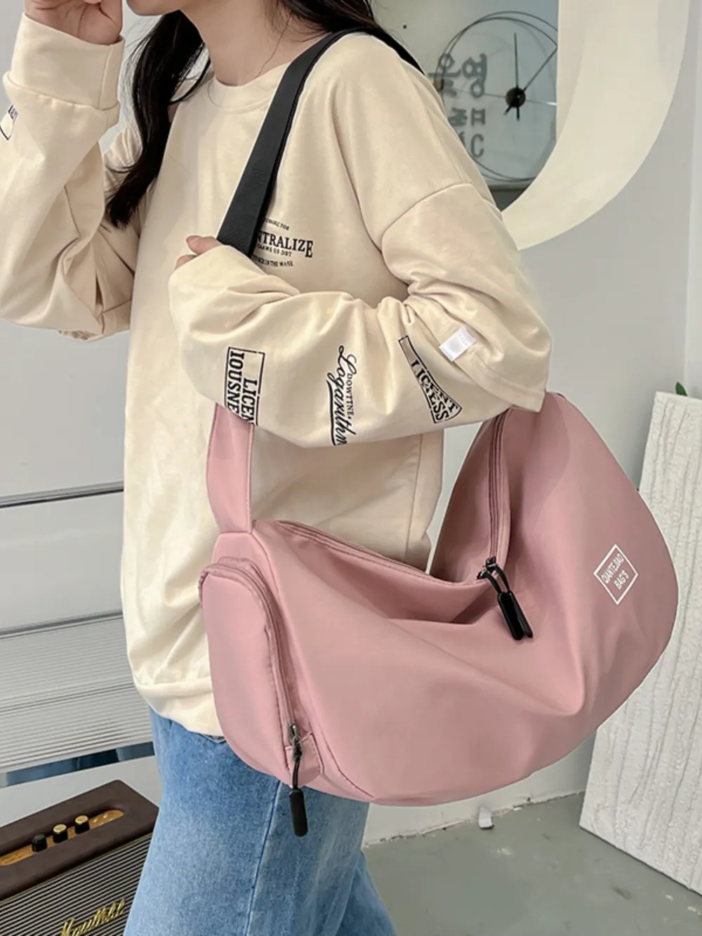 Oxford Cloth Large Capacity Crossbody Bag, image 3
