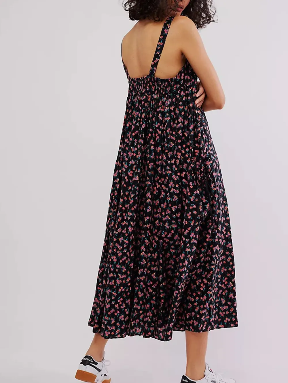 Floral Print Square Neck Summer Dress, image 5