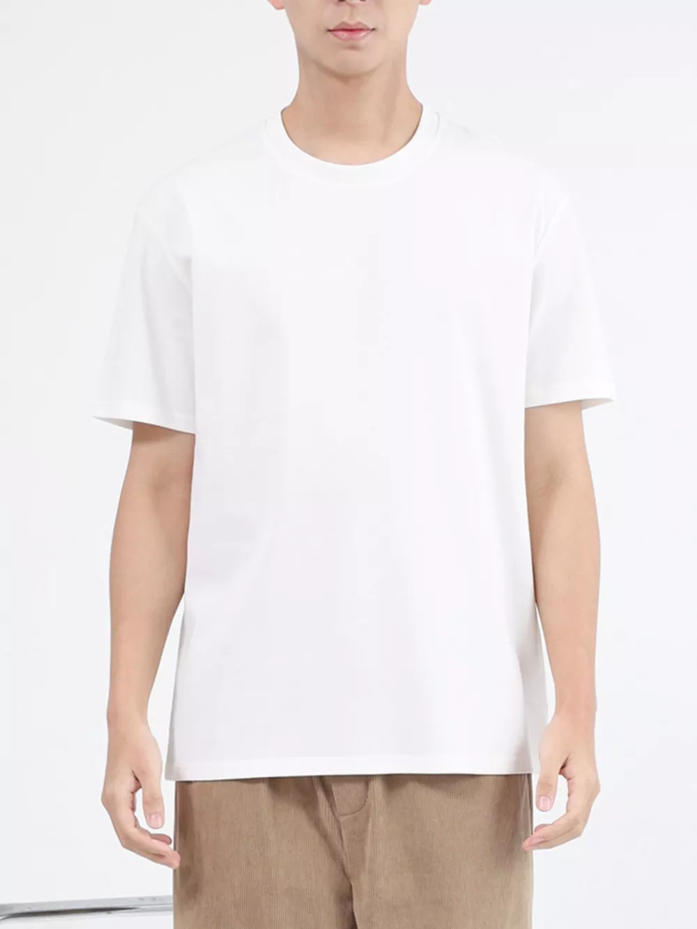 Men's Plus Size Classic Crew Neck T-Shirt, image 11
