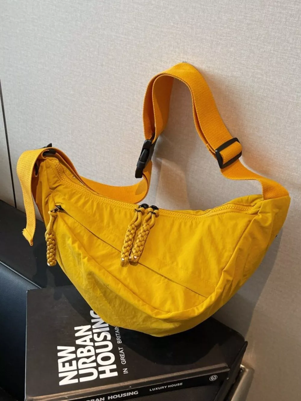 Casual Lightweight Nylon Sling Bag, image 6