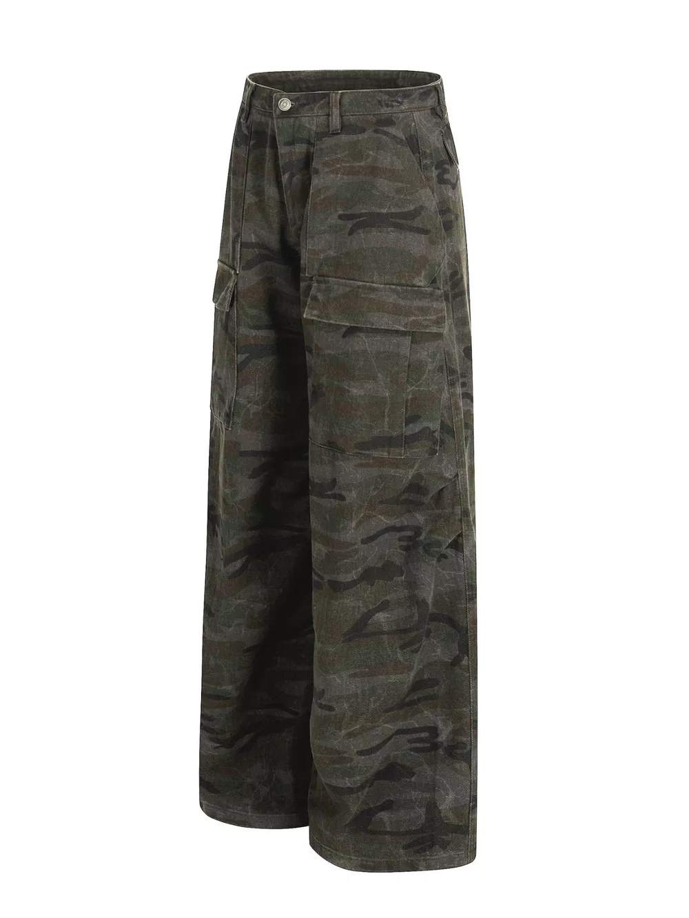 Men's Camouflage Cargo Pants, image 2