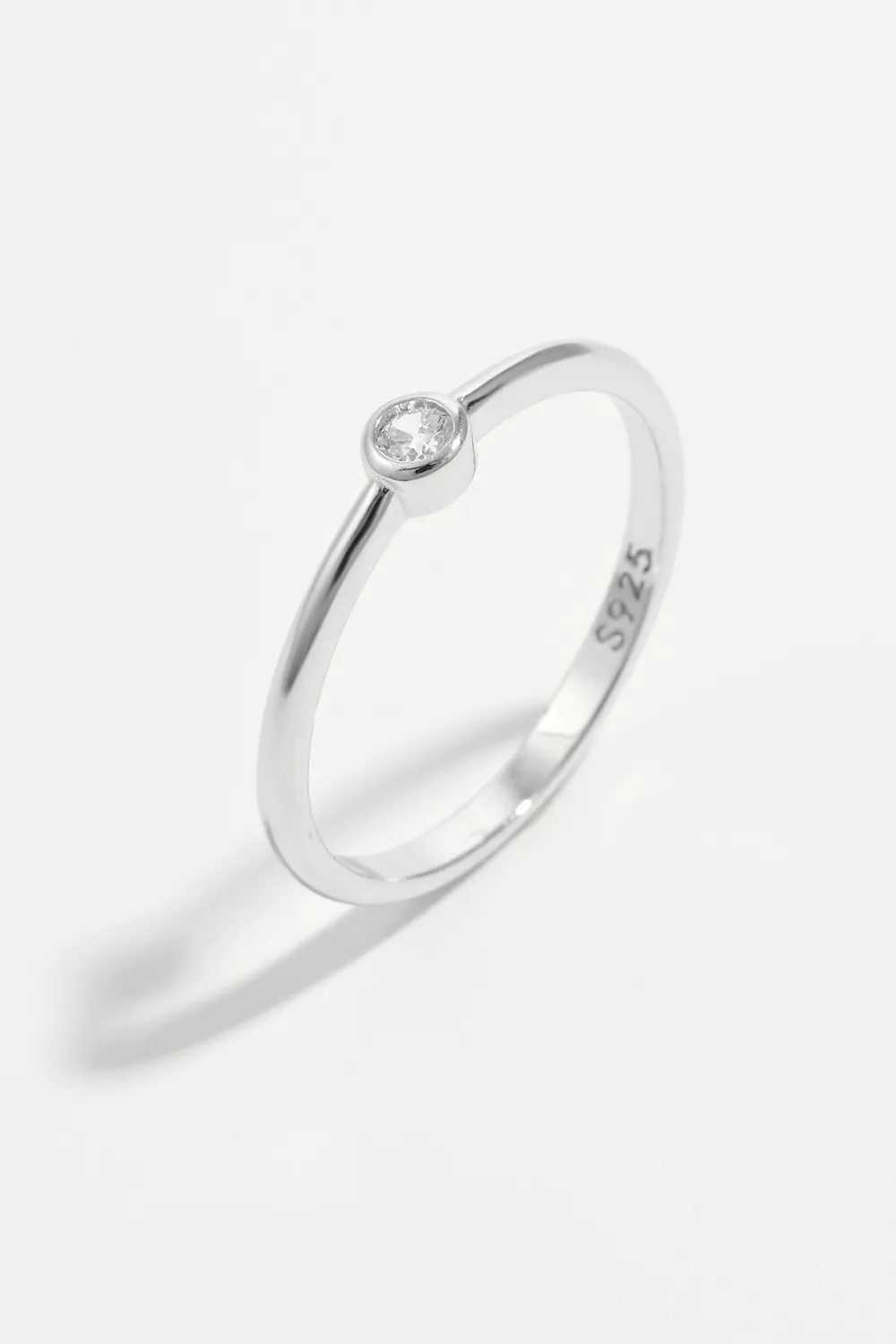 925 Sterling Silver Inland Zircon Ring, image 2