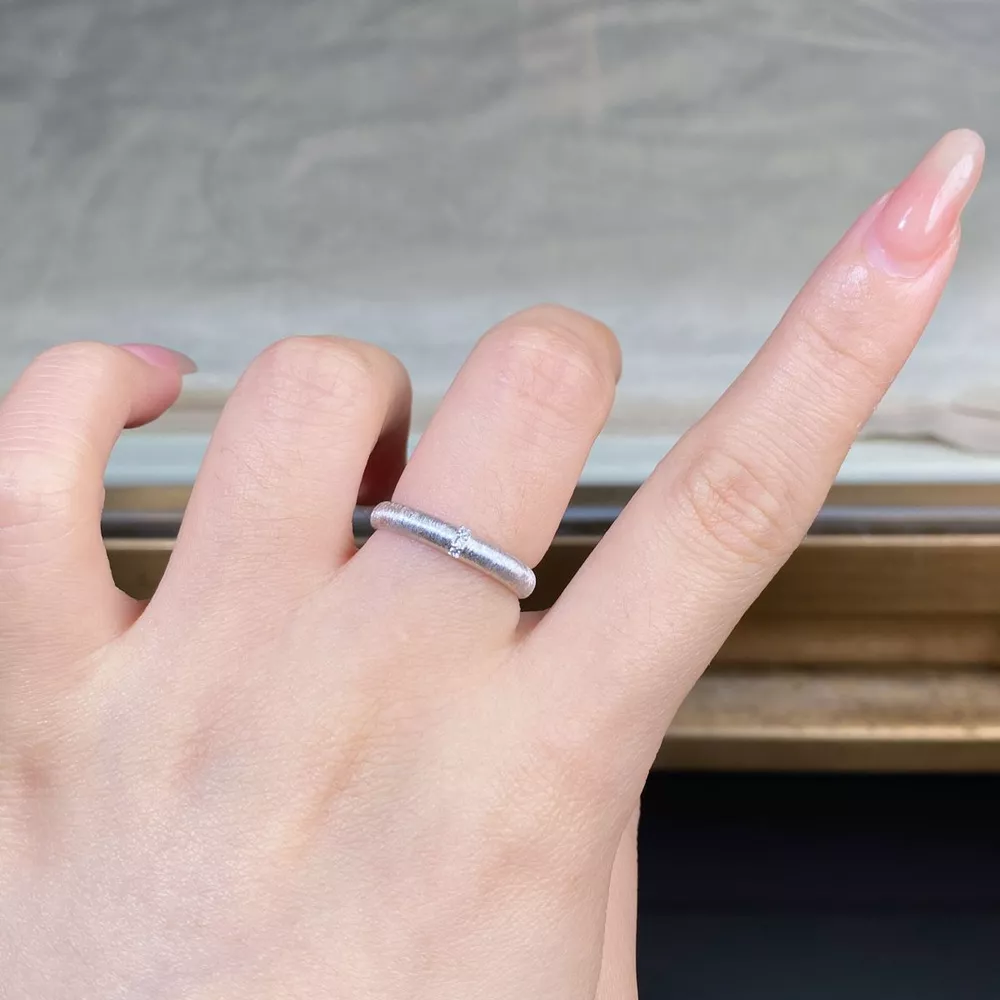 925 Sterling Silver Zircon Ring, image 10