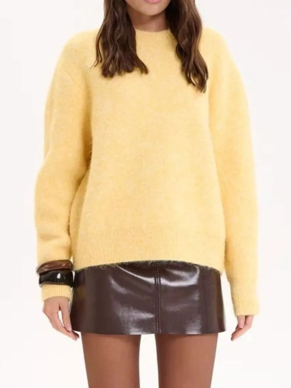 Round Neck Dropped Shoulder Sweater, image 6