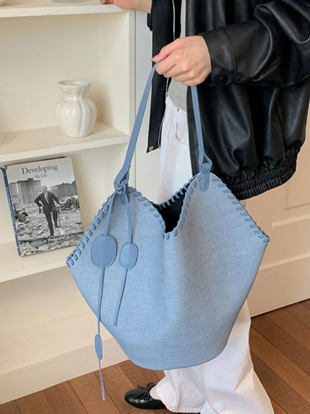 Casual Large Capacity Shoulder Bag, image 2