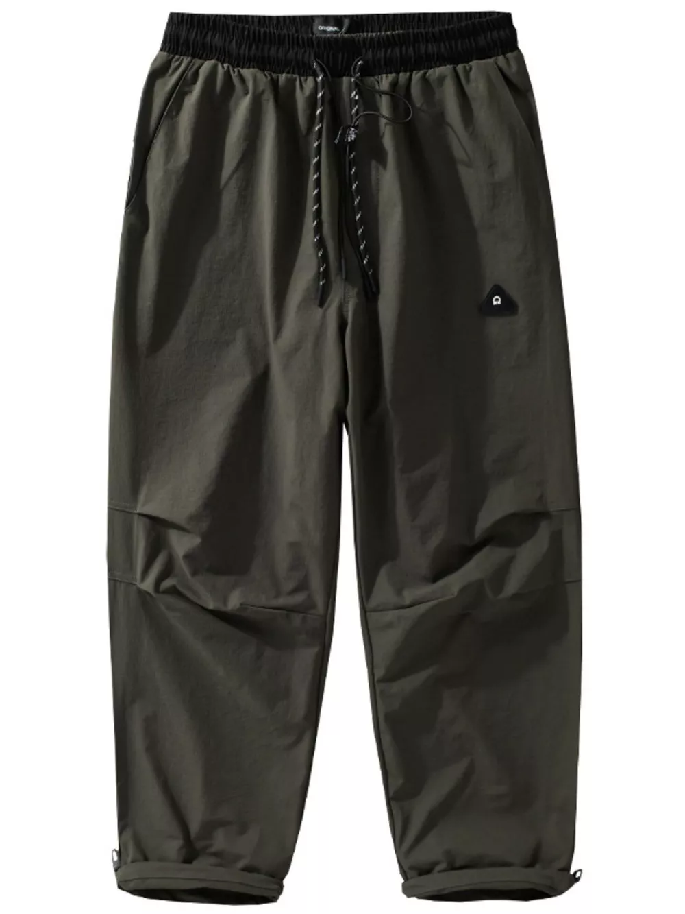 Men's Plus Size Drawstring Wide Leg Pants, image 5