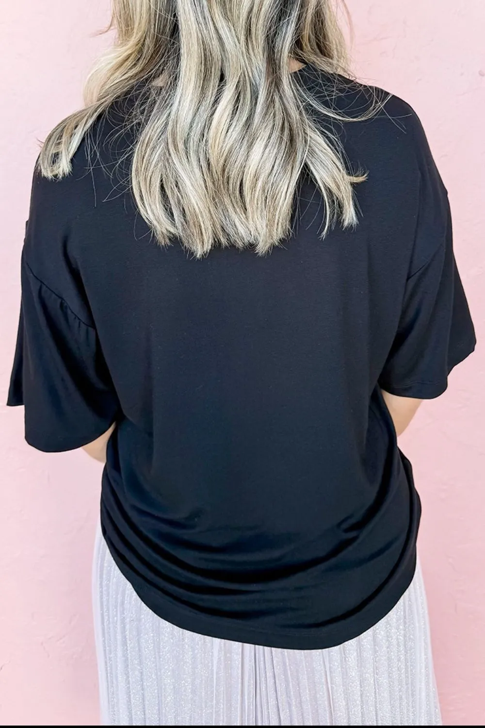 Graphic Round Neck Short Sleeve T-Shirt, image 5