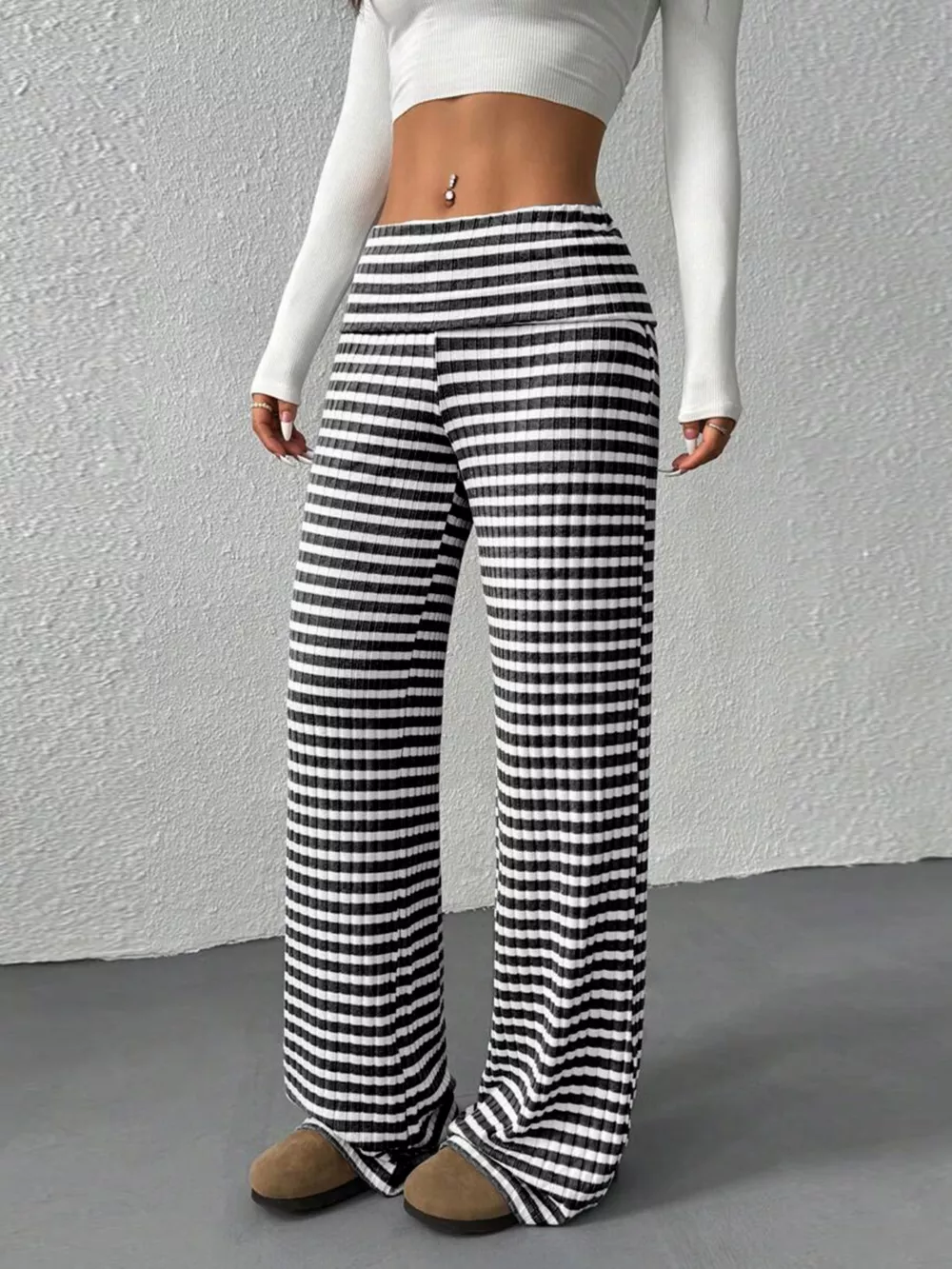 Striped Wide Leg Pants, image 5