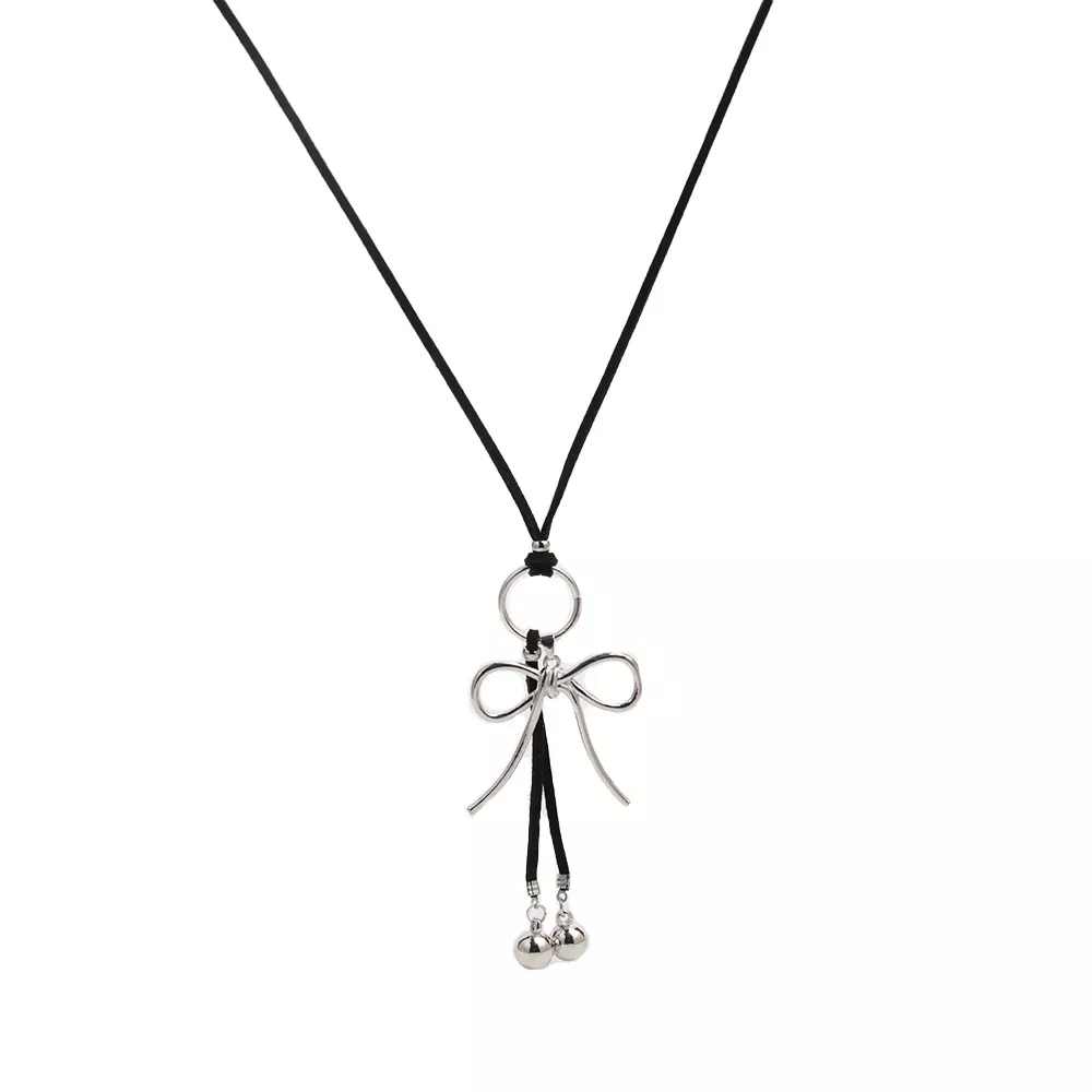 Elegant Bow Pendant Necklace, image 10