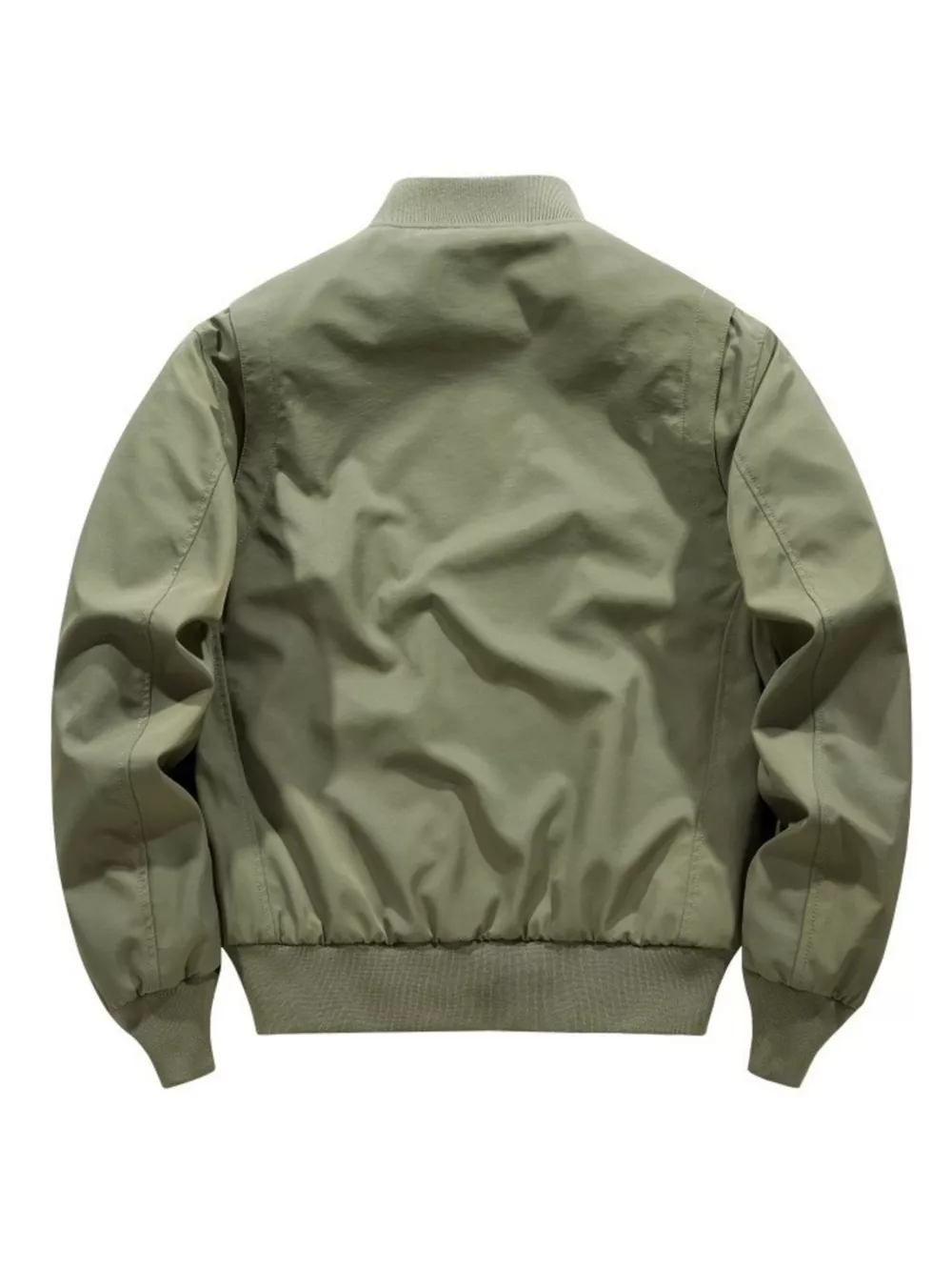 Men's Plus Size Zip Up Long Sleeve Jacket, image 5