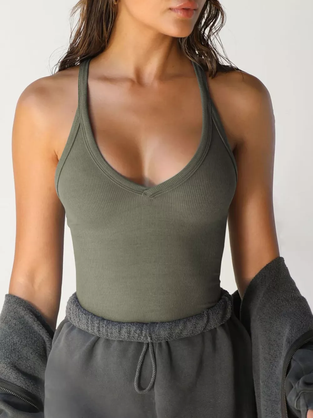 Ribbed Racerback Cami, image 10