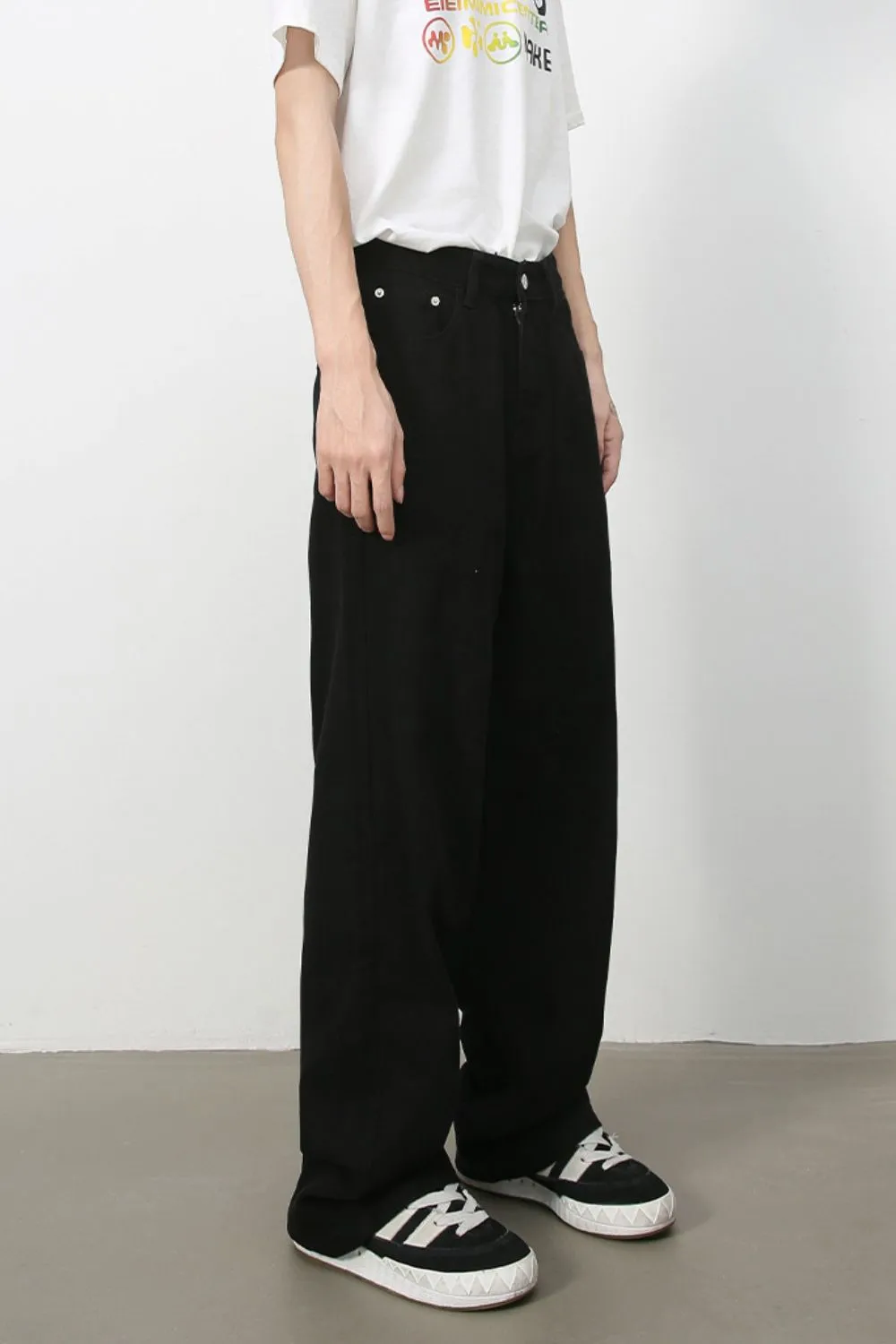 Men's Baggy Jeans with Pockets, image 3