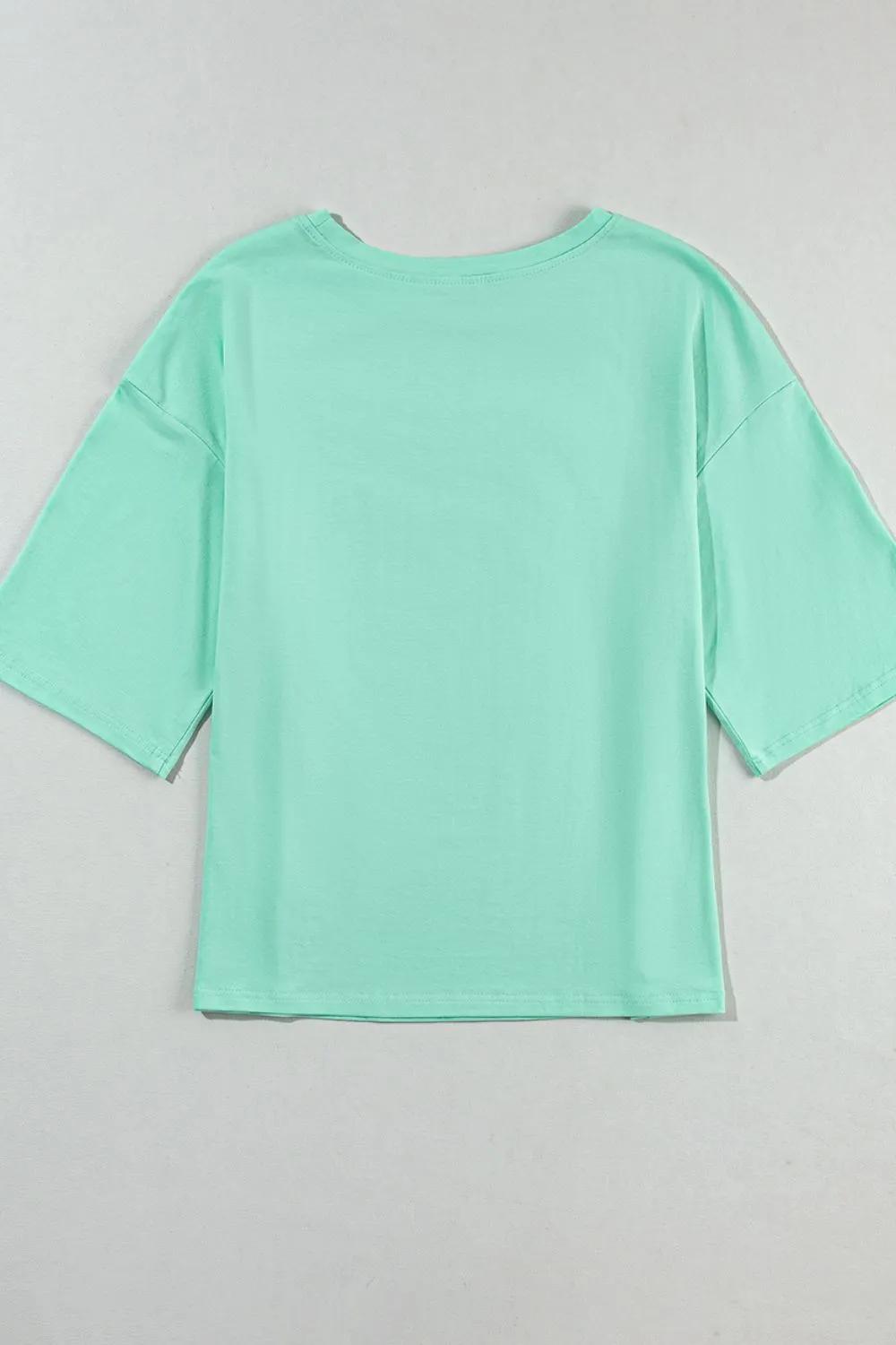 Color Block Star Patched Oversized T-Shirt, image 10