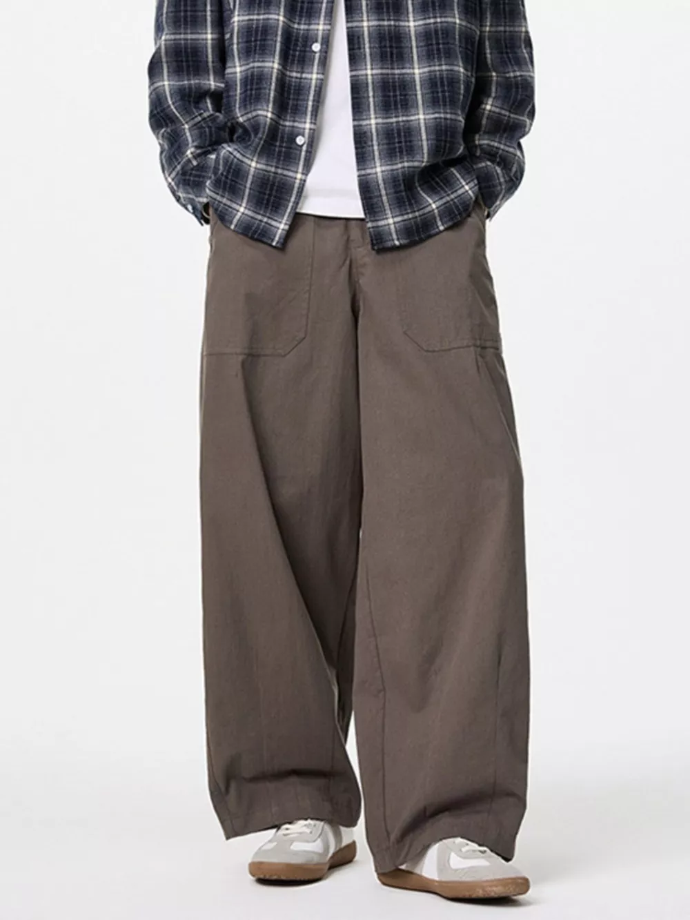 Men's Wide Leg Cargo Pants, image 7