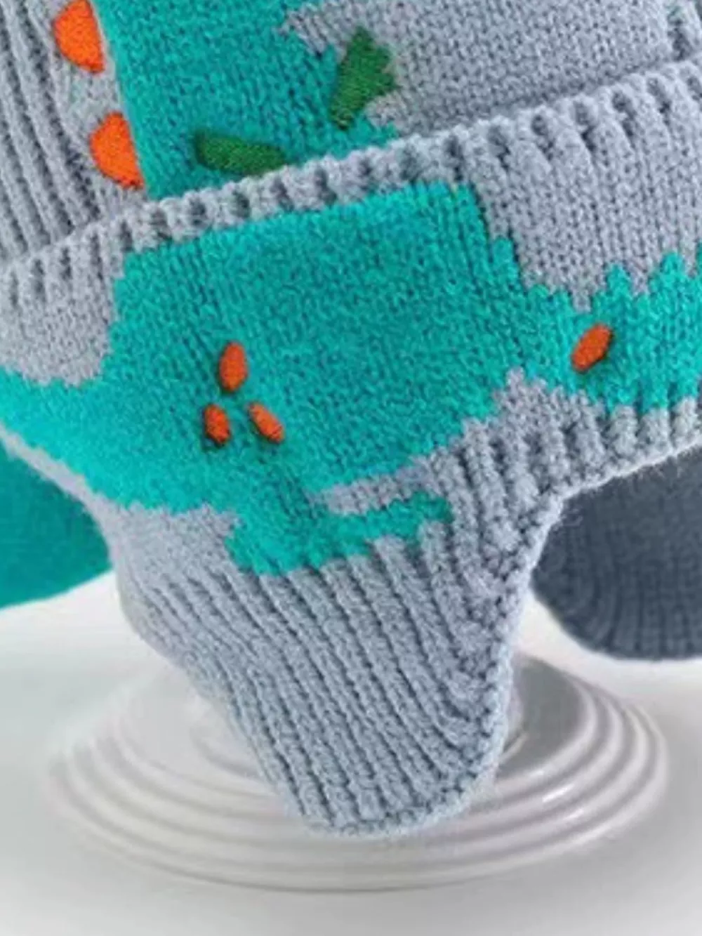 Children's Dinosaur Knitted Hat, image 8