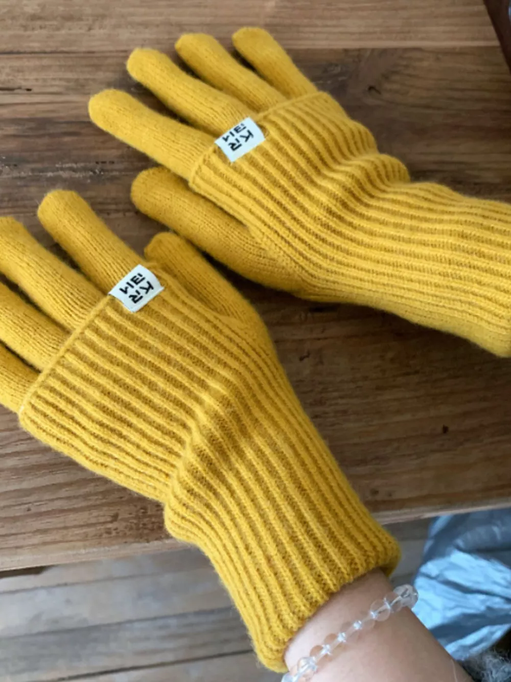 Ribbed Knit Winter Gloves, image 10