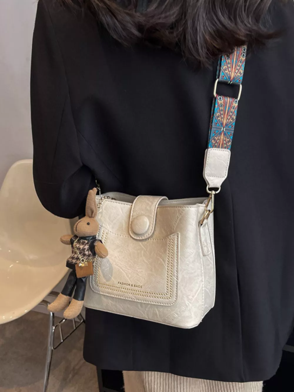 PU Leather Crossbody Bag, image 7