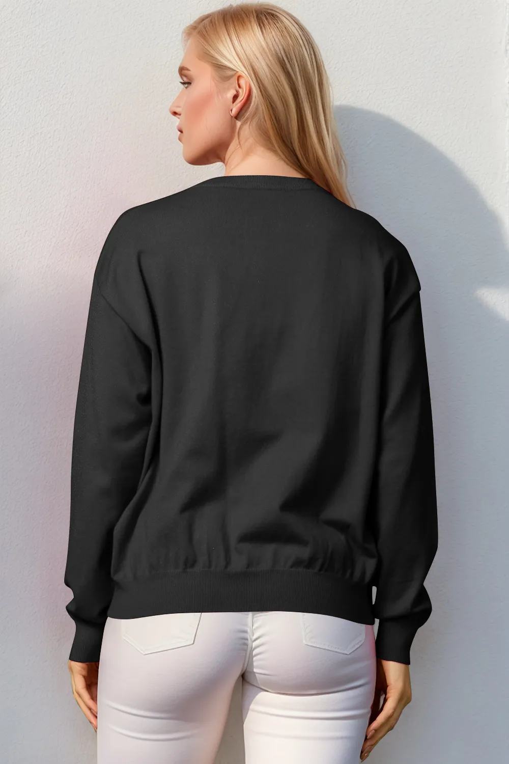 Full Size Nutcracker Sequin Long Sleeve Sweater, image 5