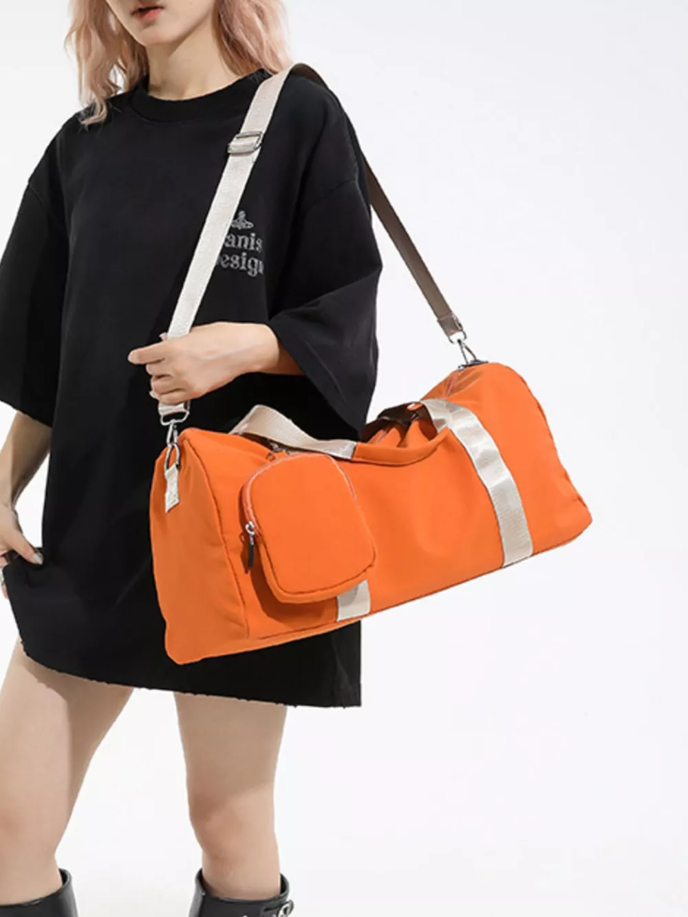 Duffle Bag with Detachable Pouch, image 8