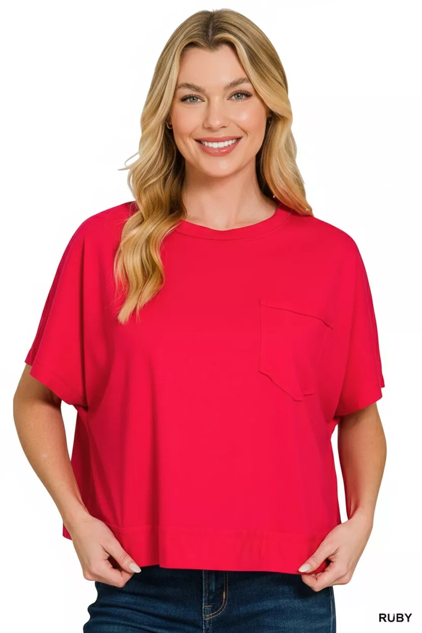 Exposed Seam Boxy Top, image 2