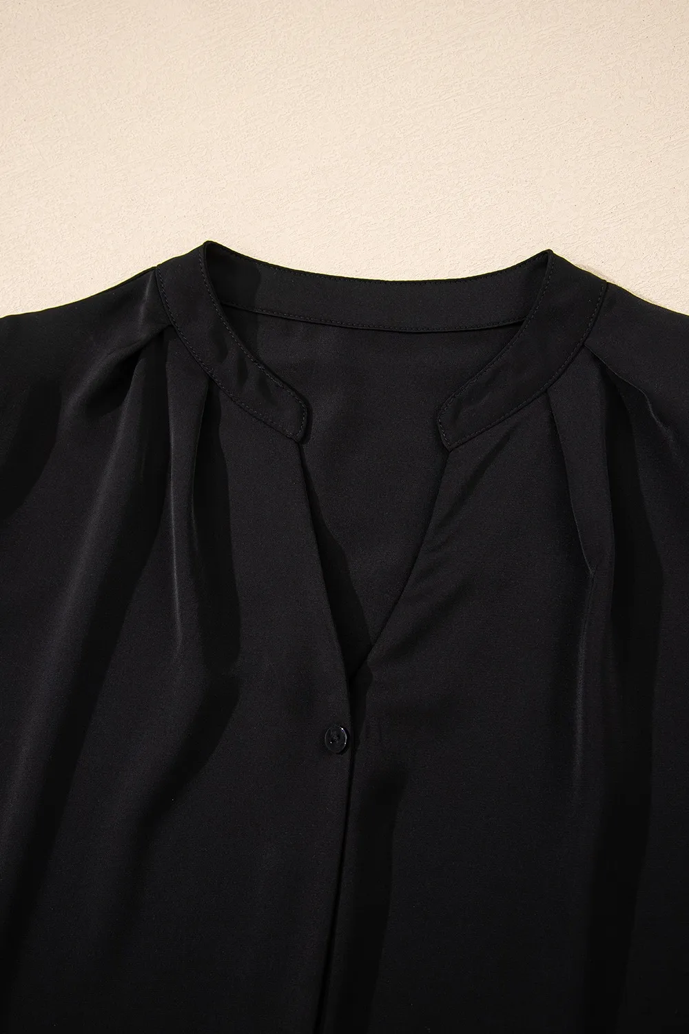 Short Sleeve Notched Blouse, image 13