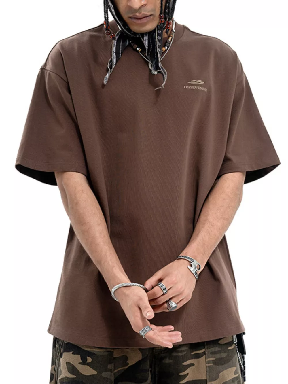 Men's Round Neck Half Sleeve T-Shirt, image 4