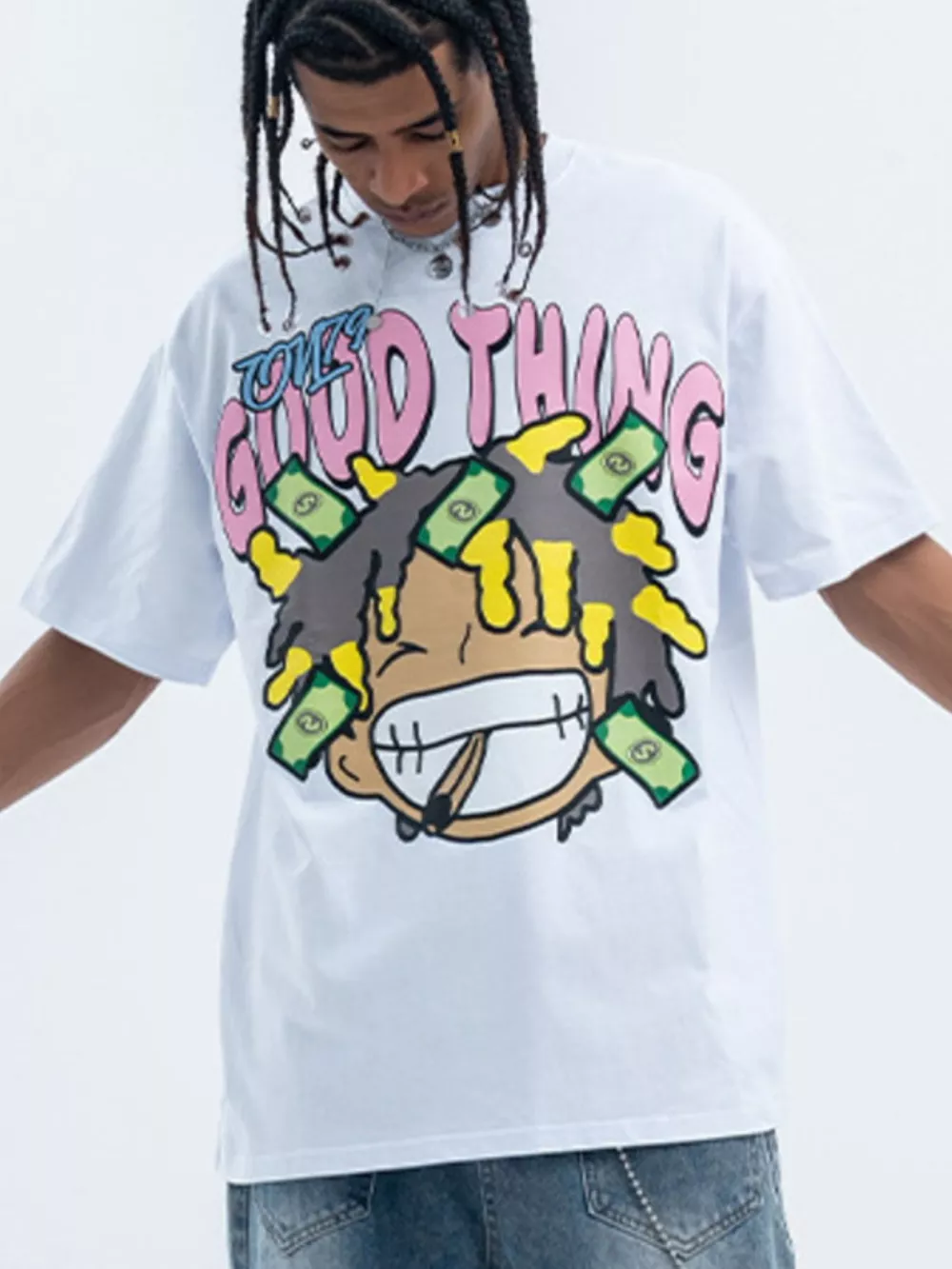 Men's Graphic Round Neck Casual T-Shirt, image 8