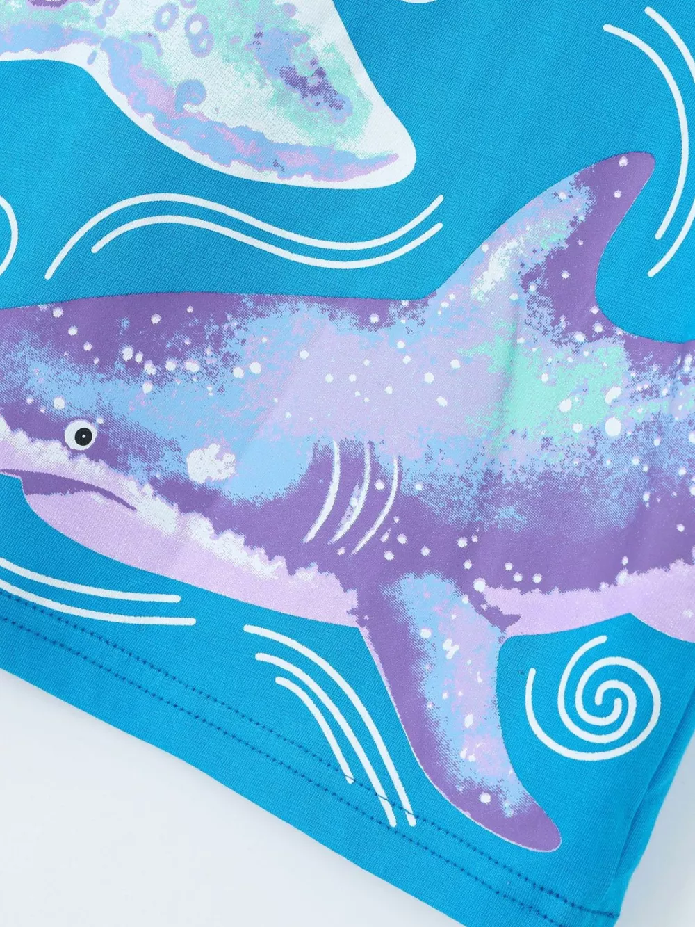 Children's Shark Print Cotton T-Shirt, image 4