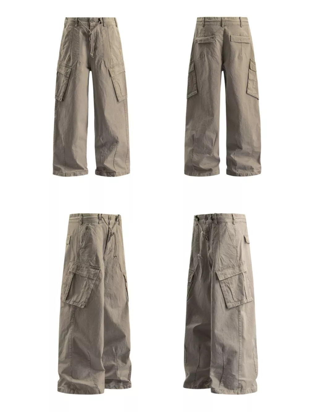 Men's Wide-Leg Cargo Pants, image 4