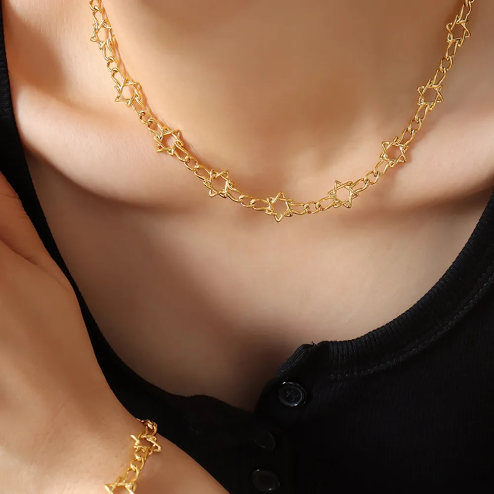 Brass Titanium Steel Necklace, image 3