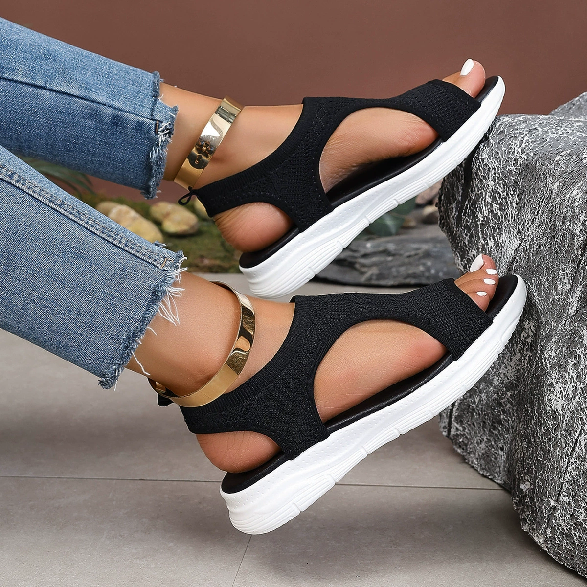 Open Toe Platform Sandals, image 3